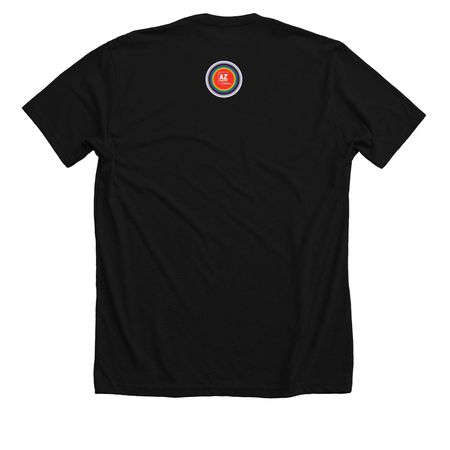 ACESDV Pride Month Tee, a Solid Black Blend Premium Unisex Tee (back-view)