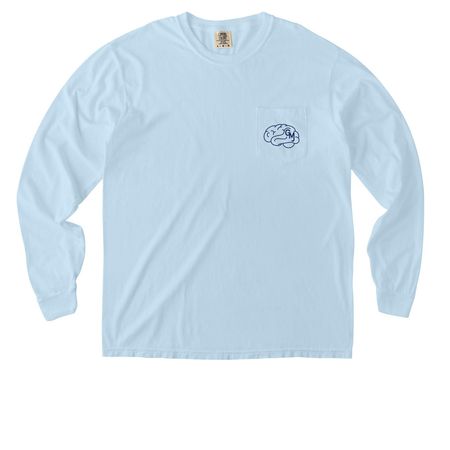Miles for John NYC Pocket T-Shirts, a Chambray Comfort Colors Long Sleeve Pocket Tee