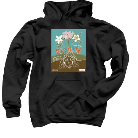 Re-Rite, a Black Pullover Hoodie