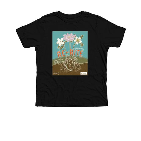 Re-Rite, a Solid Black Blend Premium Youth Tee