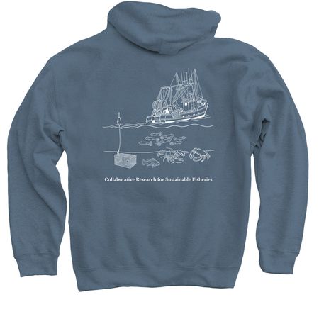 Classic CFRF Merch, a Indigo Pullover Hoodie