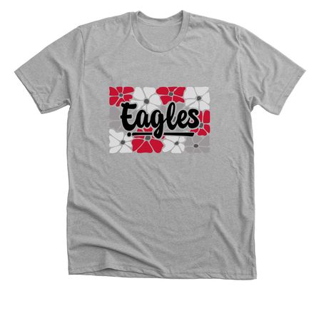 Eagles Flower Power Spirit Wear, a Athletic Heather Premium Unisex Tee