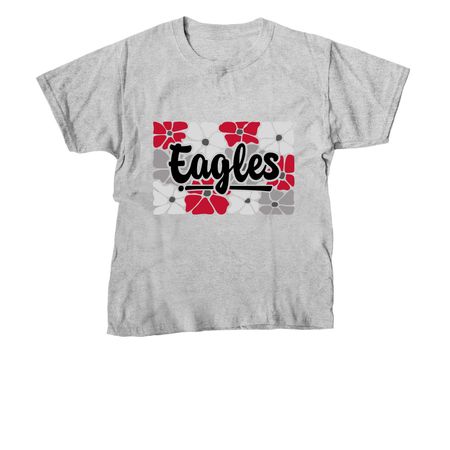 Eagles Flower Power Spirit Wear, a Sport Grey Youth Unisex Tee