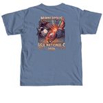 2026 UWH Nationals, a Blue Jean Comfort Colors Unisex Tee (back-view)