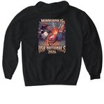 2026 UWH Nationals, a Black Gildan Softstyle Pullover Hoodie (back-view)