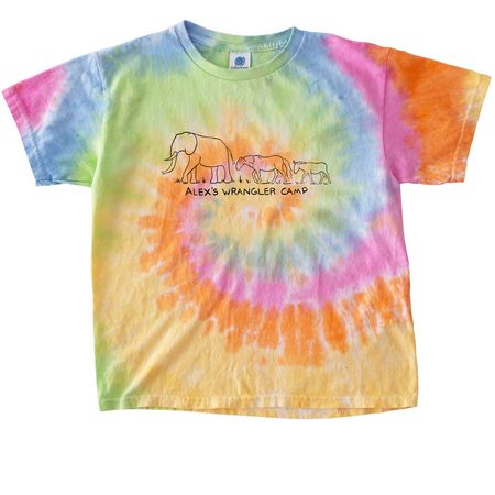 Alex's Wrangler Camp, a Eternity Youth Tie Dye Tee