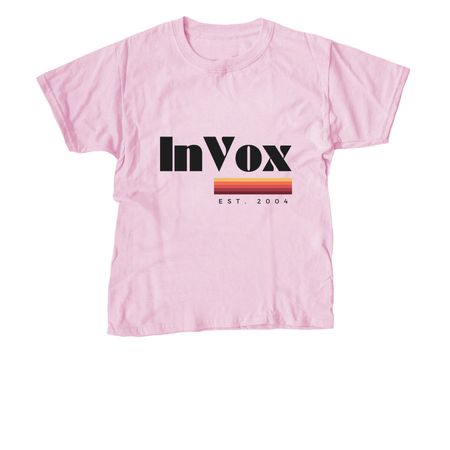 InVox Gradient, a Light Pink Youth Unisex Tee