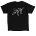 Live Intentionally, a Black Classic Unisex Tee (back-view)