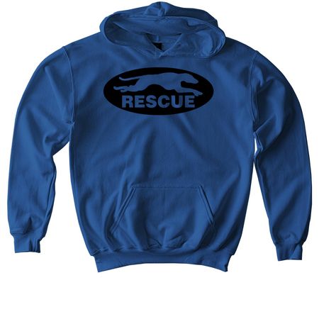 American Greyhound Logo Shirt, a Royal Softstyle Youth Pullover Hoodie