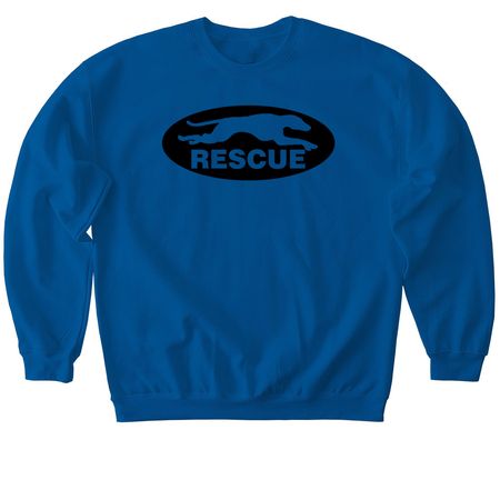 American Greyhound Logo Shirt, a Royal Softstyle Crewneck Sweatshirt