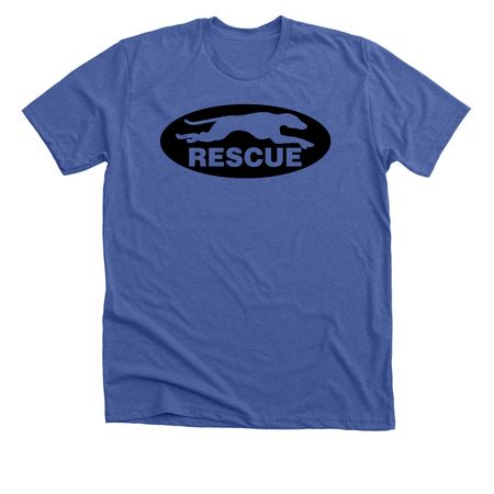 American Greyhound Logo Shirt, a Solid True Royal Premium Unisex Tee