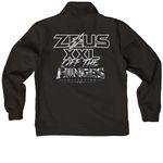 ZEUSXXL OFF THE HINGES, a Black Nike Club Fleece Half Zip Pullover (back-view)