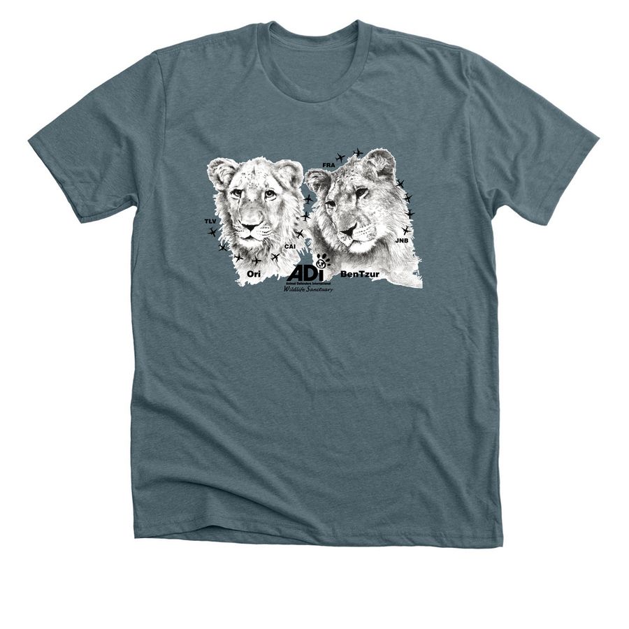 Limited Edition: BenTzur & Ori, a Heather Slate Premium Unisex Tee