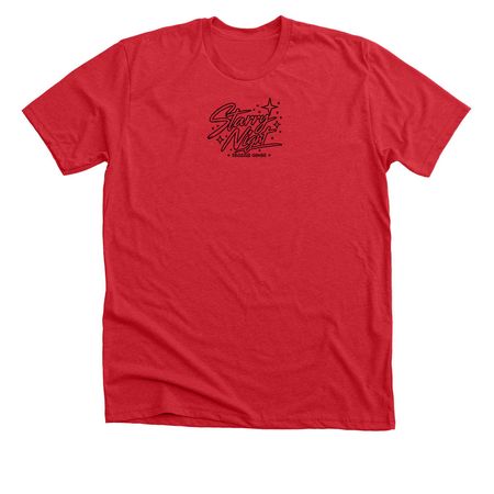 Starry Night, a Heather Red Premium Unisex Tee