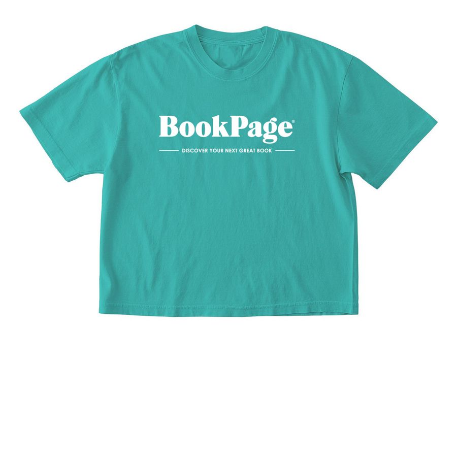 BookPage Boxy Logo Tee, a Chalky Mint Comfort Colors Boxy Tee