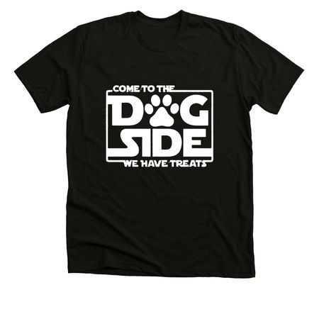 Come to the Dog Side, a Solid Black Blend Premium Unisex Tee