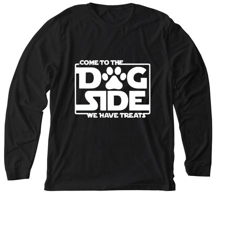Come to the Dog Side, a Solid Black Blend Premium Long Sleeve Tee