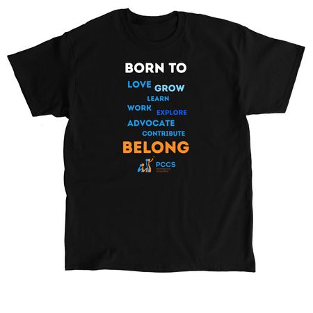 Born to Belong - Phrase Tee, a Black Classic Unisex Tee