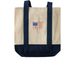 Misfit Farms Celebrates 250 Years of Freedom, a Natural/Navy Two-Tone Grocery Tote Bag