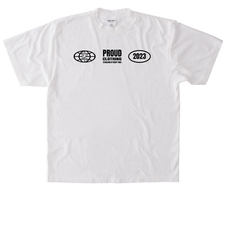 EST.twenty three, a White Heavyweight Garment Dye Tee