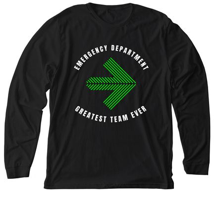 OSU EMERGENCY DEPARTMENT 2026 PELOTONIA, a Solid Black Blend Premium Long Sleeve Tee