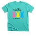 Chillin' with my Rescue Peeps, a Heather Sea Green Premium Unisex Tee