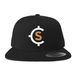 SCBC Logo Snapback - Black, a Black Snapback Hat