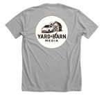 The Classic Lynden, a Athletic Heather Premium Unisex Tee (back-view)