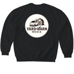 The Classic Lynden, a Black Softstyle Crewneck Sweatshirt (back-view)