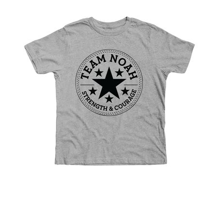 Team Noah, a Athletic Heather Premium Youth Tee
