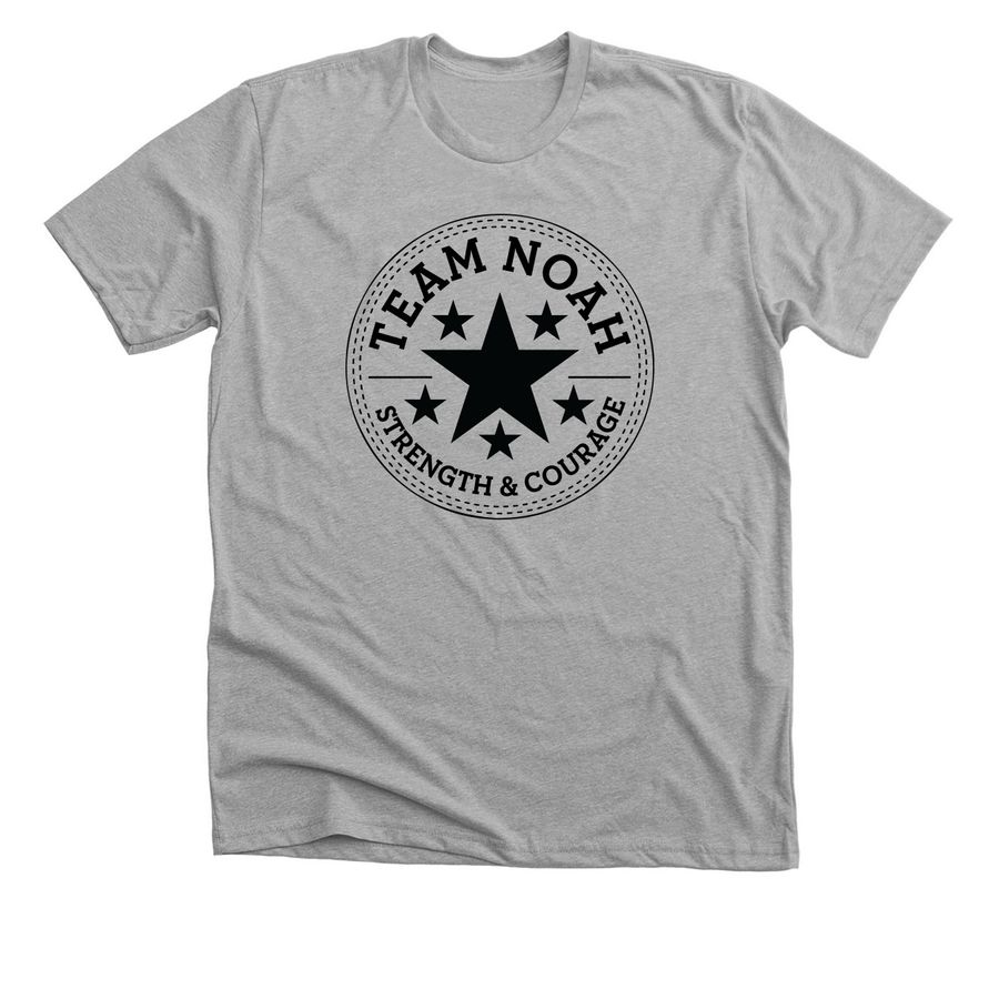 Team Noah, a Athletic Heather Premium Unisex Tee