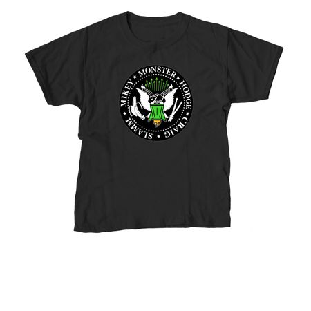 T/R Ramones, a Black Youth Unisex Tee