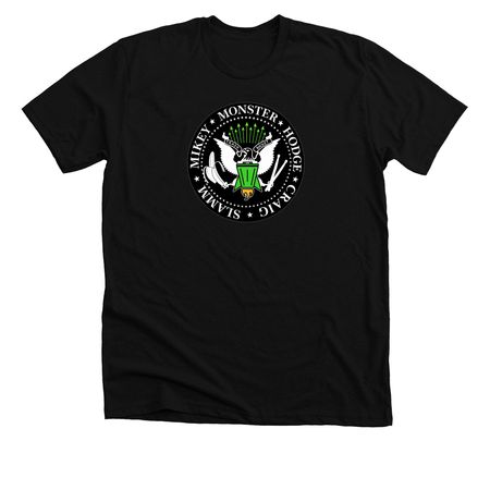 T/R Ramones, a Solid Black Blend Premium Unisex Tee