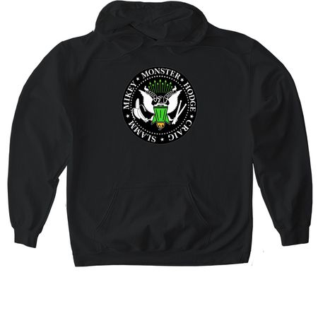 T/R Ramones, a Black Gildan Softstyle Pullover Hoodie