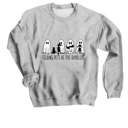 Boos & Purrs, a Sport Grey Crewneck Sweatshirt