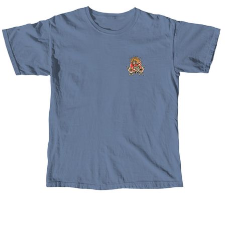 Fight like a girl&nbsp;, a Blue Jean Comfort Colors Unisex Tee