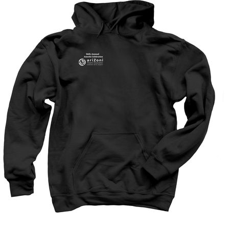2026 ariZoni YOUTH Ceremony Nominee Apparel, a Black Pullover Hoodie
