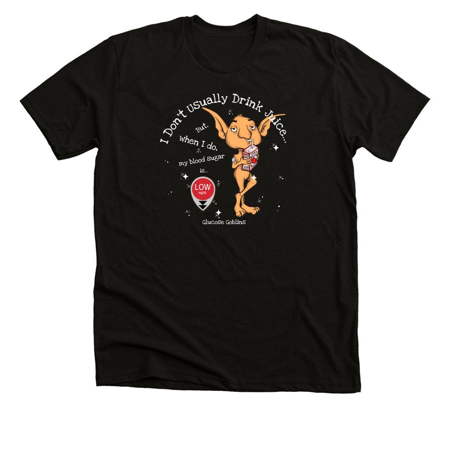 I Don't Usually Drink Juice...But, a Black Heather Premium Unisex Tee