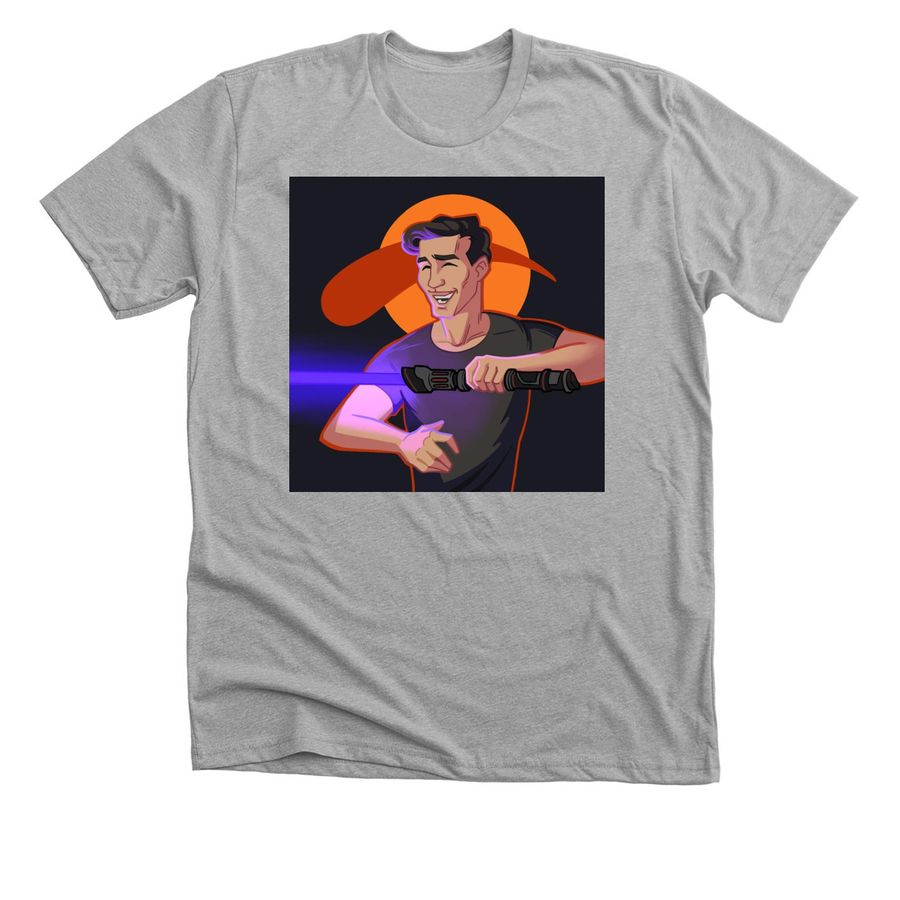 The Sword and the Sean, a Athletic Heather Premium Unisex Tee