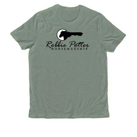 RPH Logo Tee (Black Logo), a Matcha Green Allmade Organic Cotton Unisex Tee