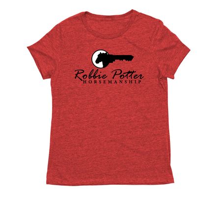 RPH Logo Tee (Black Logo), a Rise Up Red Allmade Eco Triblend Women?s Tee