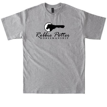 RPH Logo Tee (Black Logo), a Sport Grey Tall Classic Unisex Tee