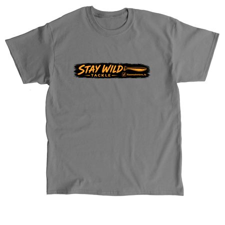 Stay Wild Tackle Tee, a Charcoal Classic Unisex Tee