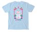 Mahjong & Mimosas, a Chambray Comfort Colors Pocket Tee (back-view)