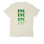 E.Y.C. Shirt 2026-2027, a White Sand Allmade Organic Cotton Unisex Tee (back-view)