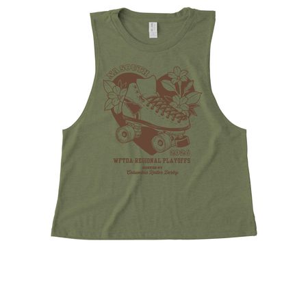 NA South Regionals Muscle Tank&nbsp;, a Olive You Green Allmade Eco Triblend Women?s Muscle Tank