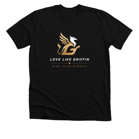 Griffin, a Solid Black Blend Premium Unisex Tee