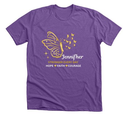 Team Jennifher, a Heather Team Purple Premium Unisex Tee