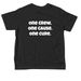 Cole's Courageous Crew, a Black Toddler Tee (back-view)