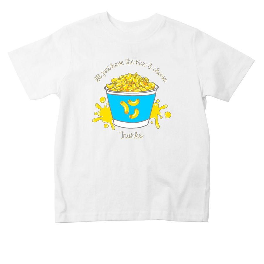 National Mac & Cheese Day Toddler Tee, a White Toddler Tee